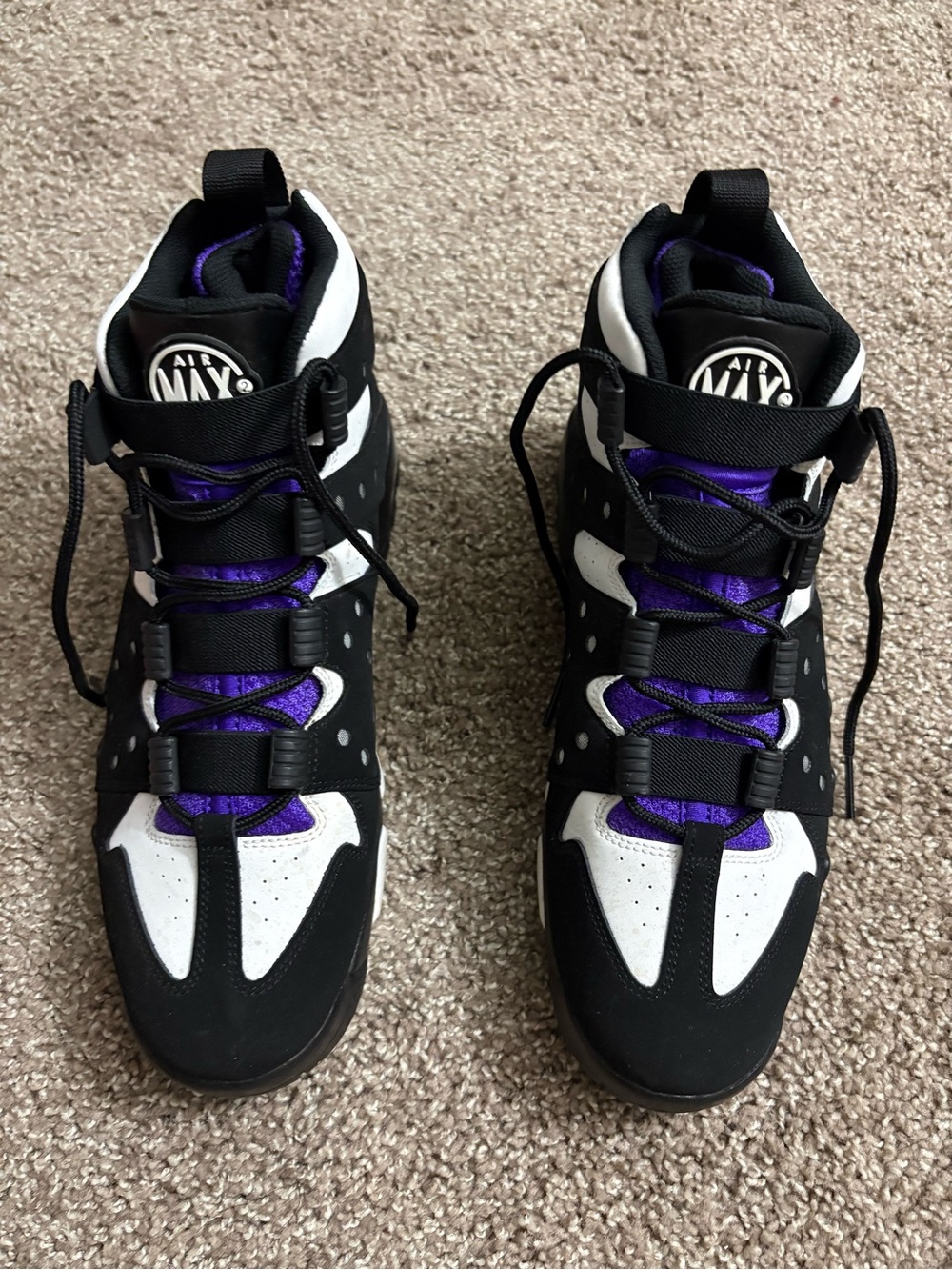 Nike Air Max 2 CB ‘94 Men’s Black, White & Purple High-Top